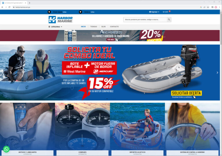 Desarrollo Web: Harbor Marine